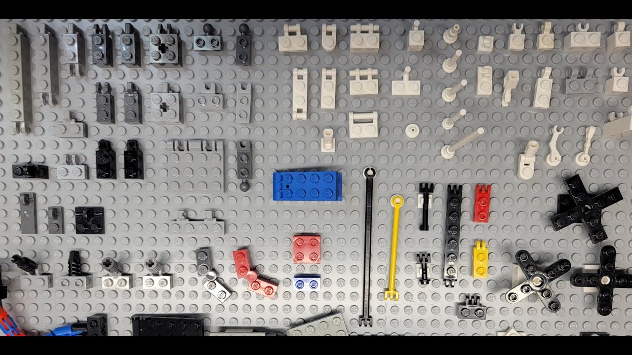 LEGO Hinges and Turntables.