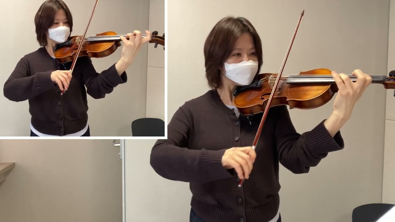 [취미 바이올린] Bach concerto for 2 violins in d minor, 1st mvt 바흐 두대의 바이올린을 위한 협주곡 라단조 1악장 Suzuki Violin