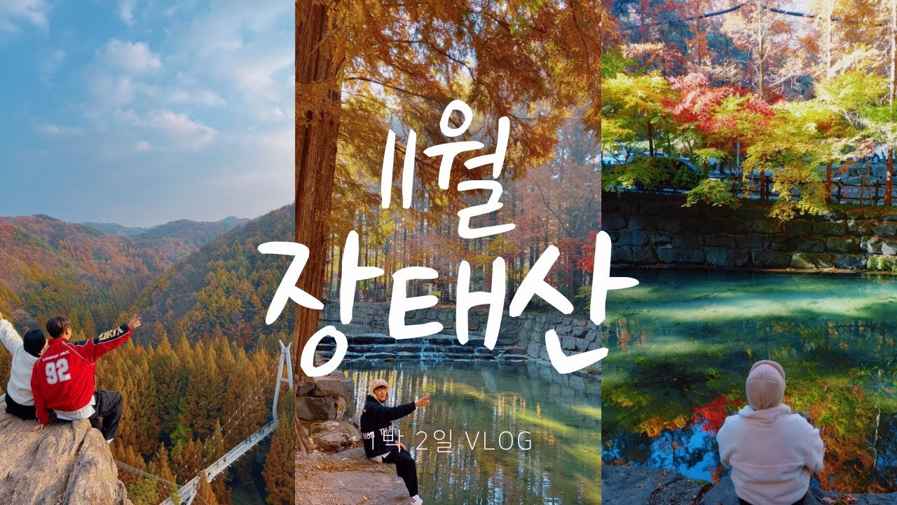 🇰🇷 Jangtaesan Vlog ㅣ Autumn in Korea just hits different 🍂