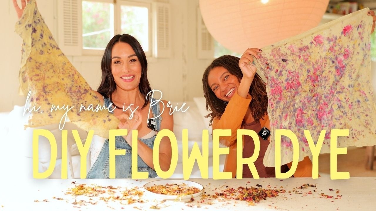 DIY Natural Flower Dye at Home 🌼 | Hi, My Name Is Brie!