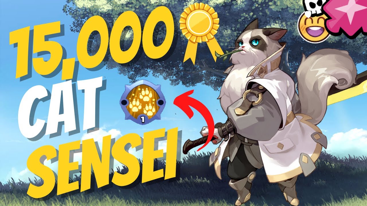 🥇15,000 GRIND KING 😹 MASTER CAT USING TRASH ABILITIES IN SMASH LEGENDS