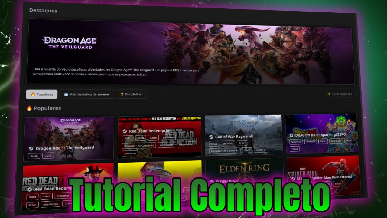 Guia Completo para Instalar e Configurar Jogos - Hydra Launcher