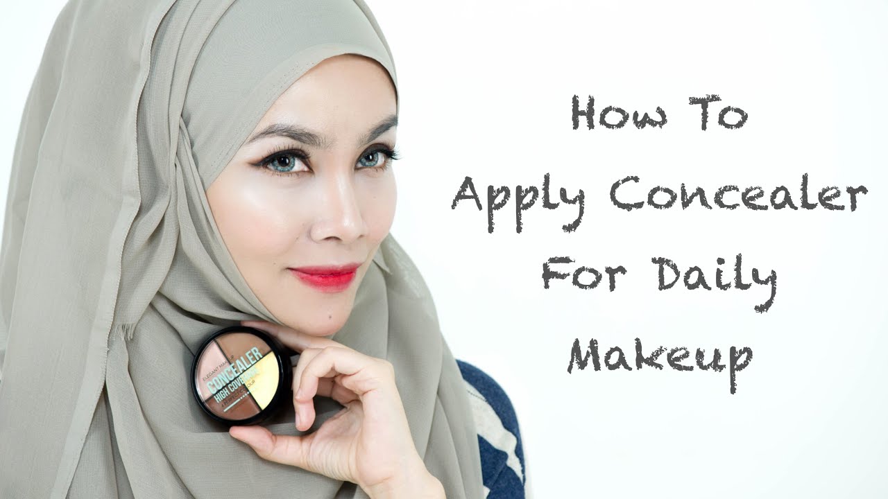 Cara Pemakaian Concealer Utk Mekap Harian