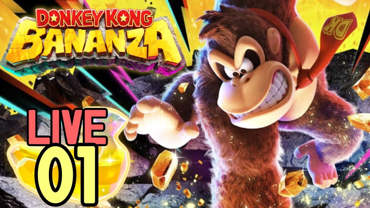 Let's Play Donkey Kong Bananza LIVE! (Part 1)