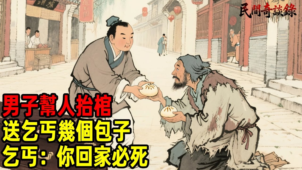 男子幫人抬棺，送乞丐幾個包子，乞丐：你回家必死！【民間奇談錄】#民間故事 #台灣傳說 #懸疑故事 #銀髮頻道 #懷舊故事 #助眠故事