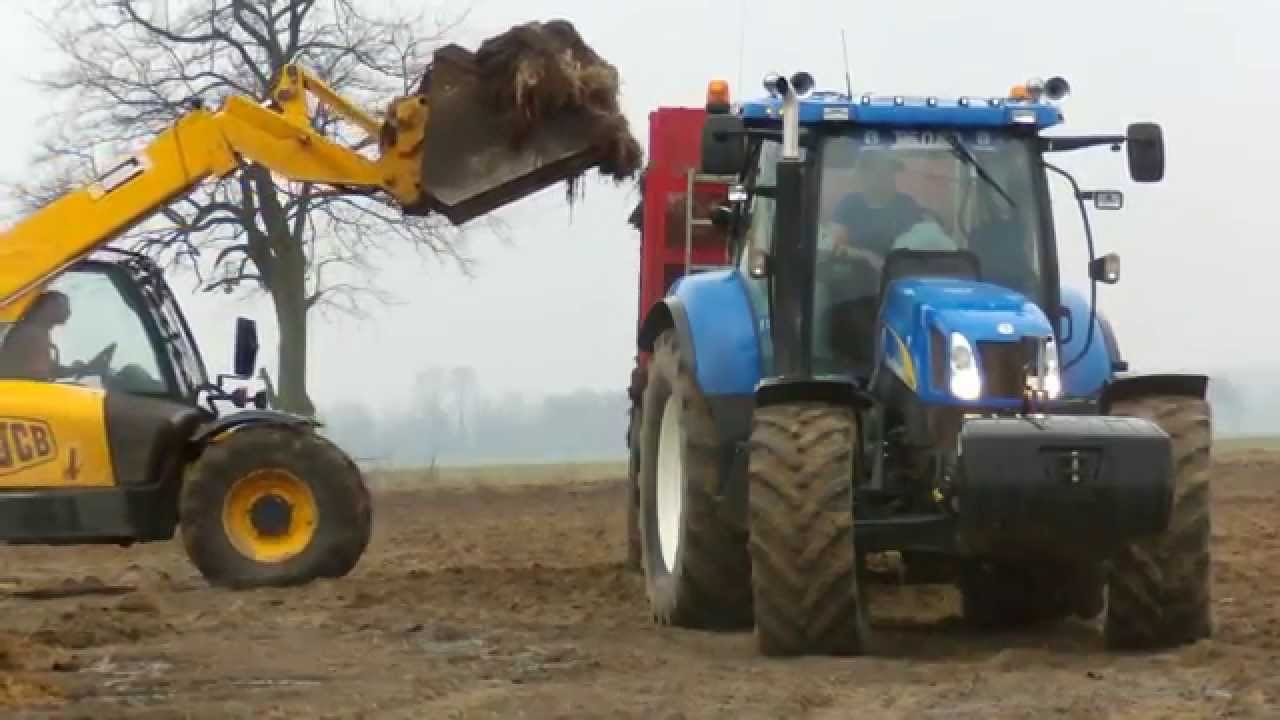 Wiosenny Obornik, New Holland T6080 JCB Annaburger HTS 22.79 SNELA