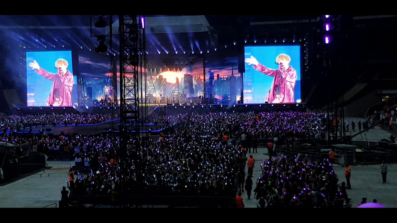 VCR(Suga/Jin) & Seesaw BTS World Tour Speak Yourself, Wembley London 2019