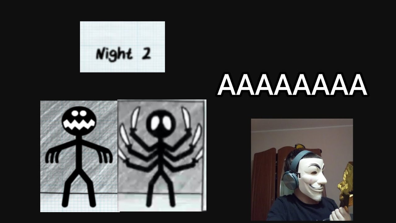 Играю во Stickman Survival ноч 1-я