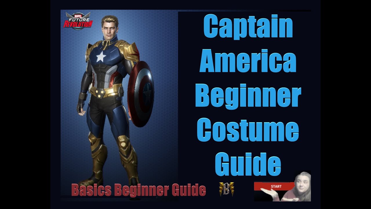 Captain America Beginner Costume Guide; BBG - Marvel Future Revolution