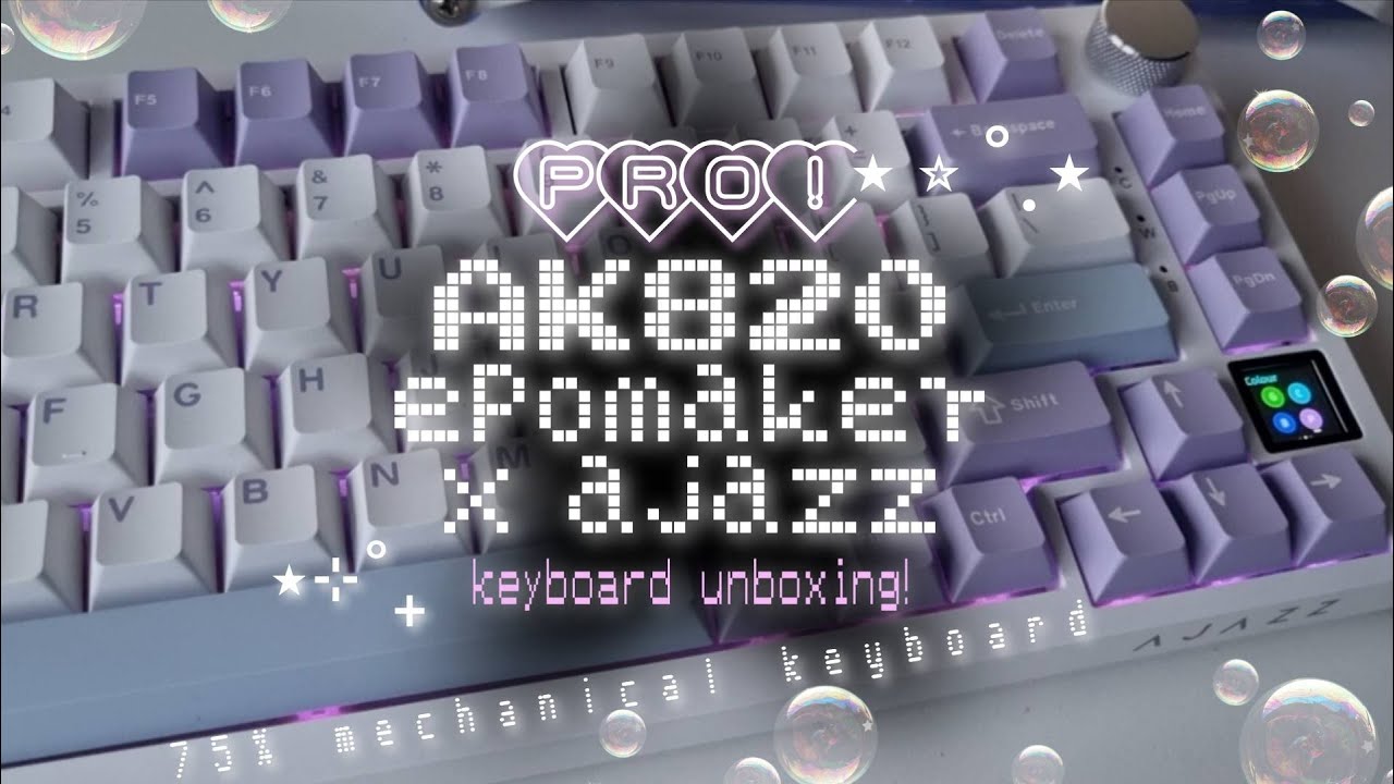 budget keyboard? ☁️ epomaker × ajazz ak820 pro ⌨️