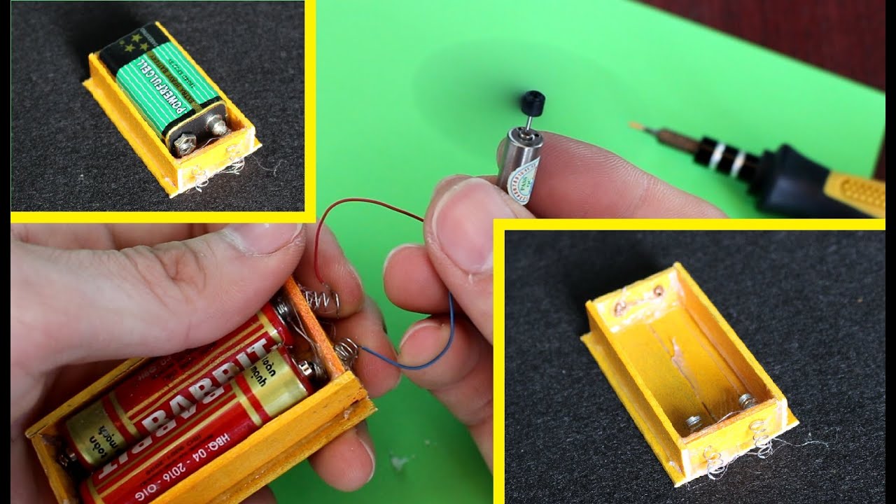 How to make a Battery Holder using popsicle sticks | Very simple