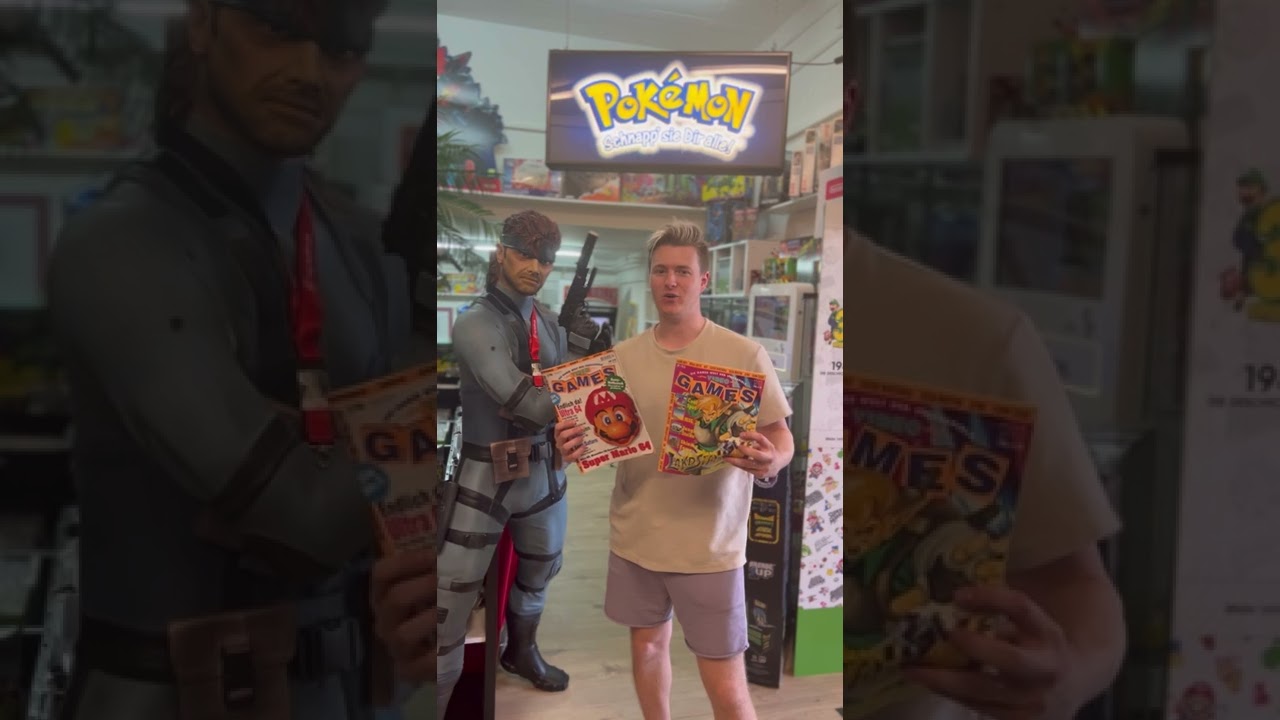 Der Praktikant bei Retro Game World in Deisswil!