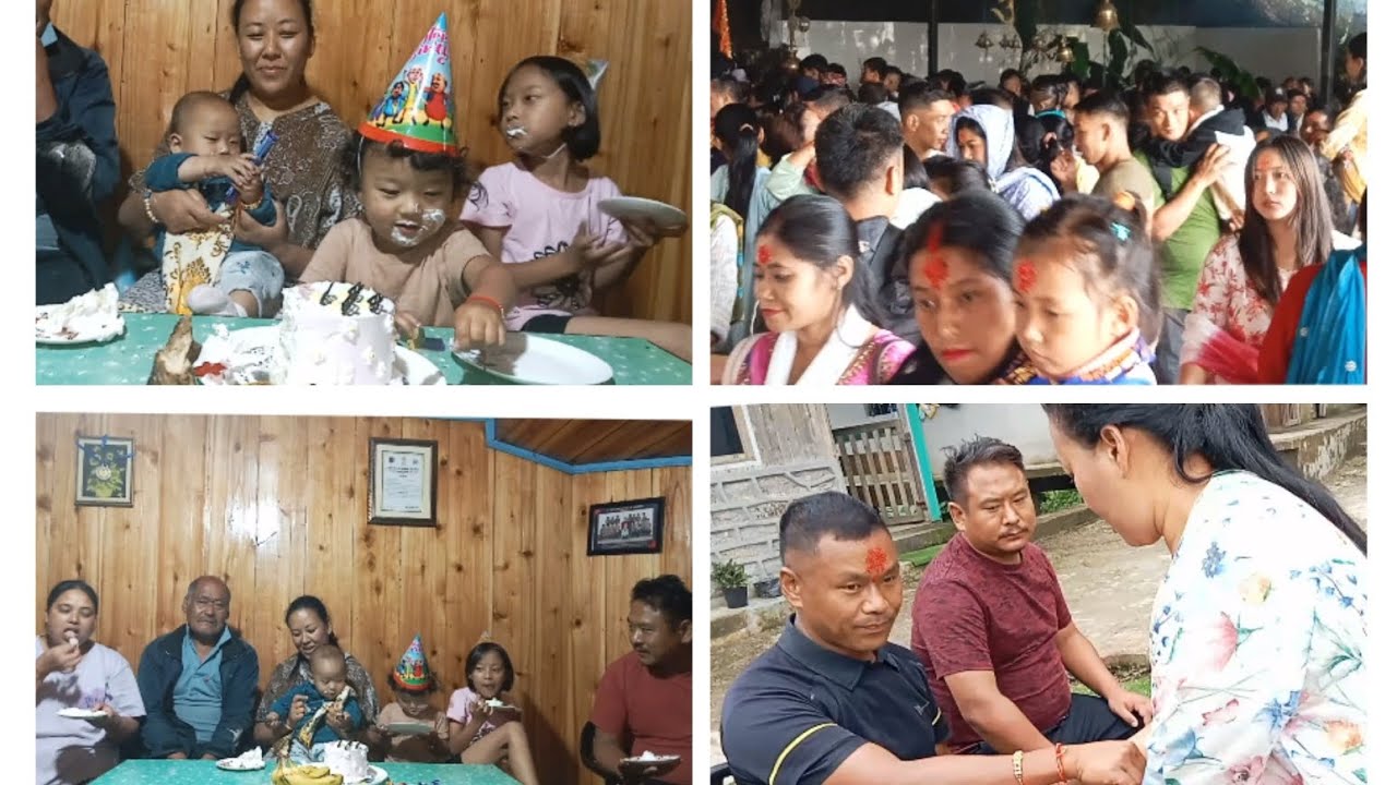 Namdol Ko 1'st Birthday celebration, Srikhola Gupteshwar mandir ma Puja, Rakshabandan 