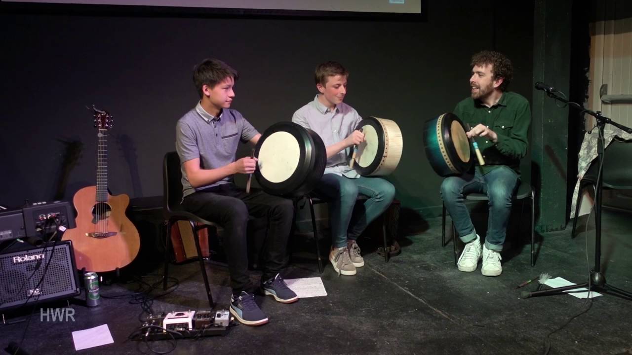 Bodhr&aacute;n trio with Eamon Murray (Beoga), Craiceann Bodhr&aacute;n Festival 2016