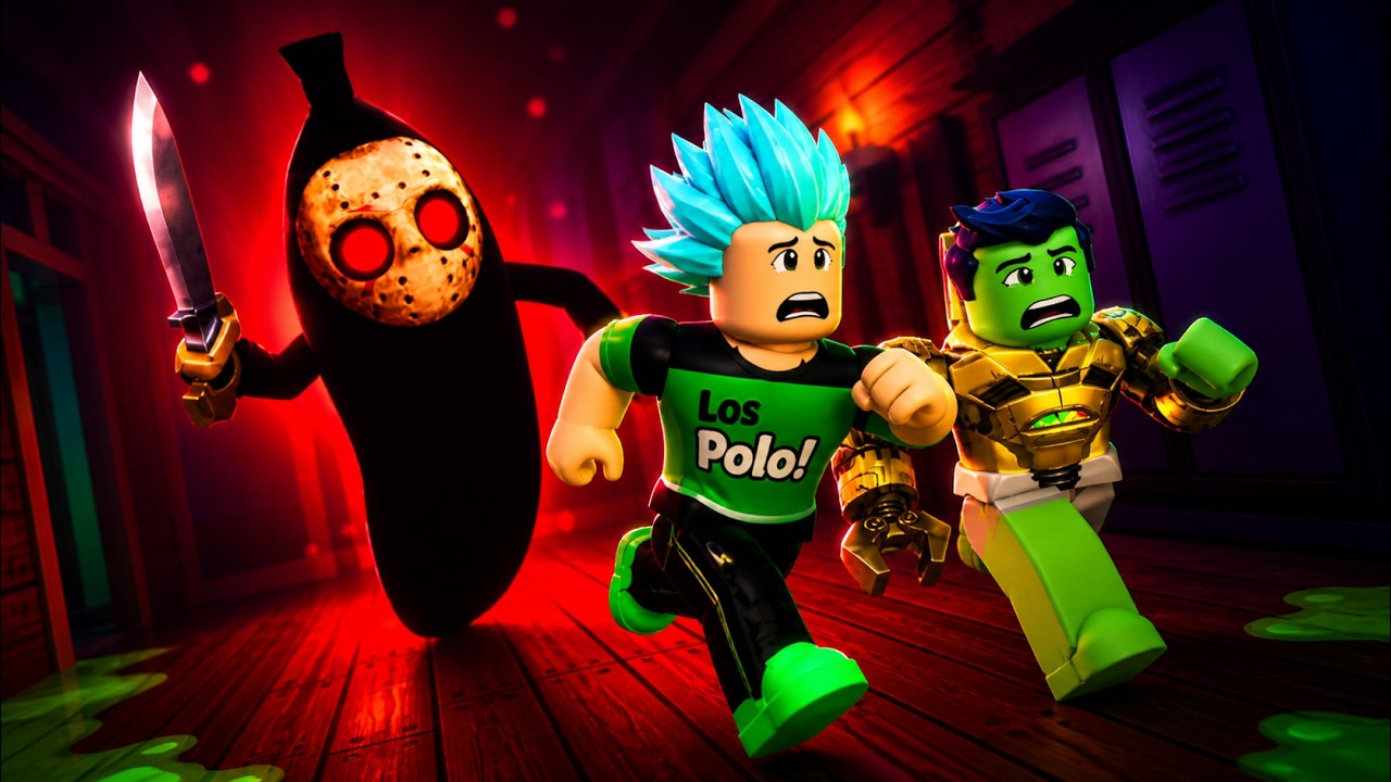 Intentamos huir de la BANANA PRO en ROBLOX Banana EATS