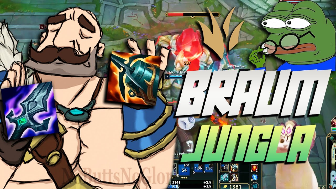 BRAUM JG VELOCIDAD DE ATAQUE esta ROTISIMO!!🔥😎