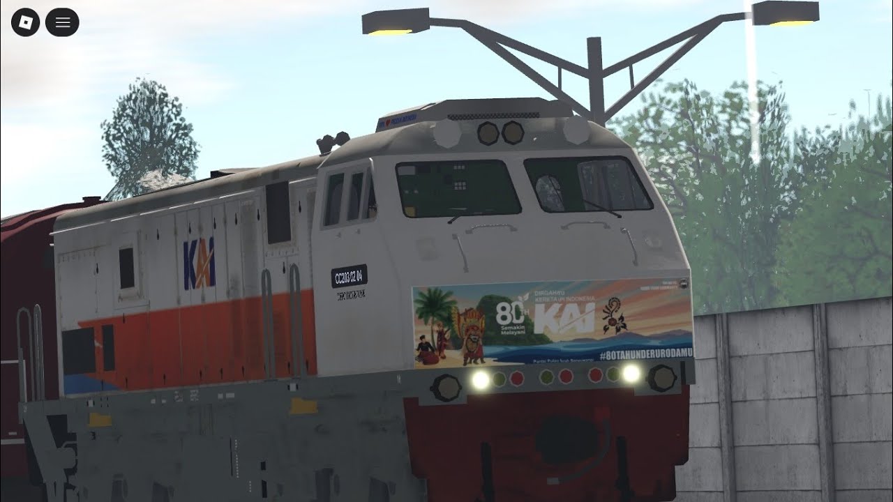 NGABUBURIT SAMBIL NONTON KERETA API DI PINGGIR REL. Roblox | Incorails Indonesia
