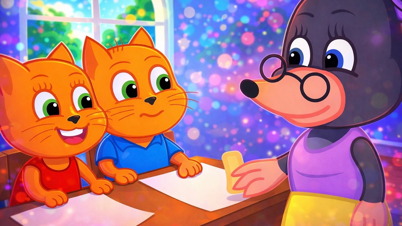 Cats Family en Français - ÉVASION DE LA CLASSE ☀️📚😄🏫 Animé 2026 en Français 4K