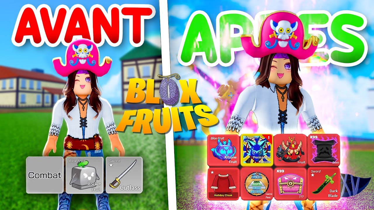 J'AI AMÉLIORÉ LE COMPTE de ma FANGIRL sur BLOX FRUITS  !! (Blox Fruits #197)