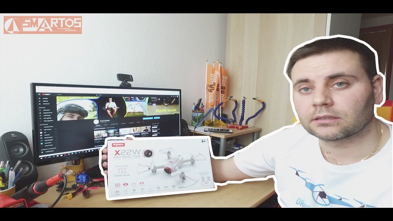 Syma X22W HD kamerás mini drón teszt - Drone Hungary