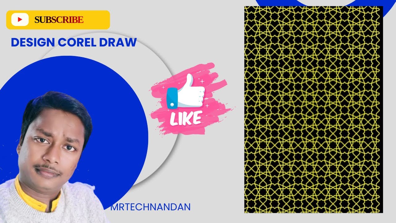 Corel Draw में Pattern Design बनाए | Corel draw | Mr Tech Nandan| Viral Video | #youtubeshort #viral