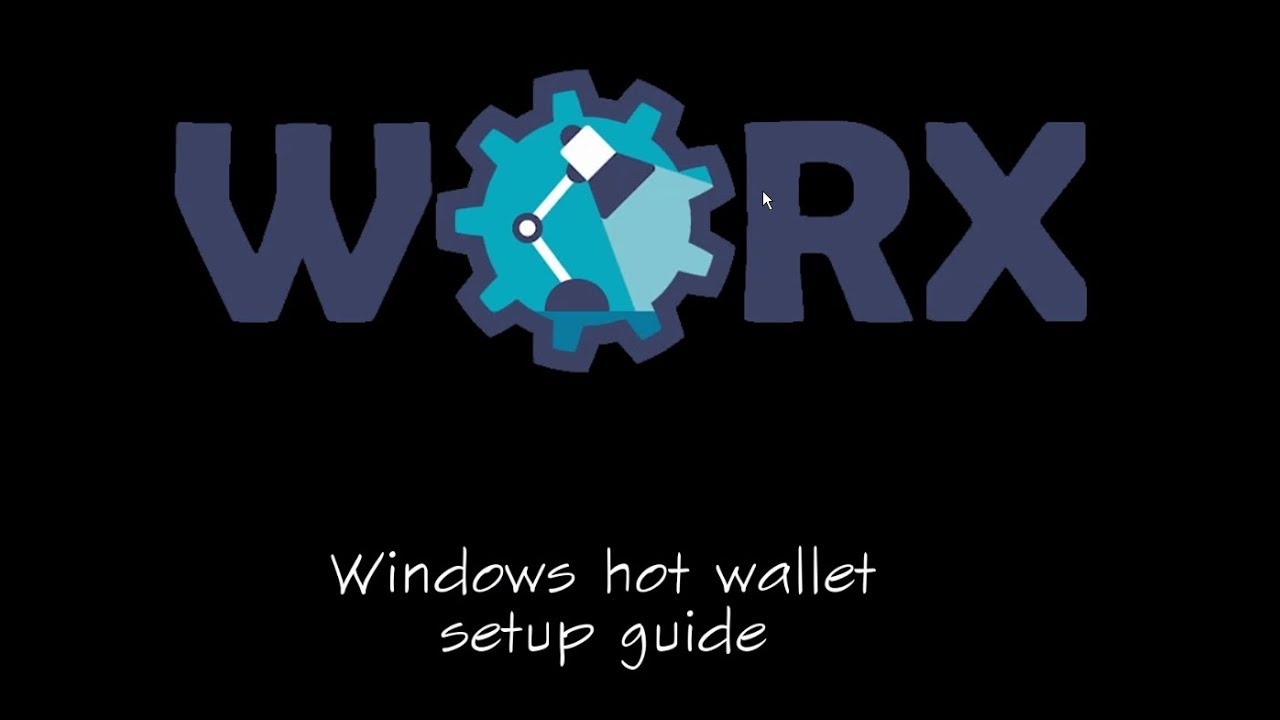 Worx - Windows hot wallet masternode setup guide