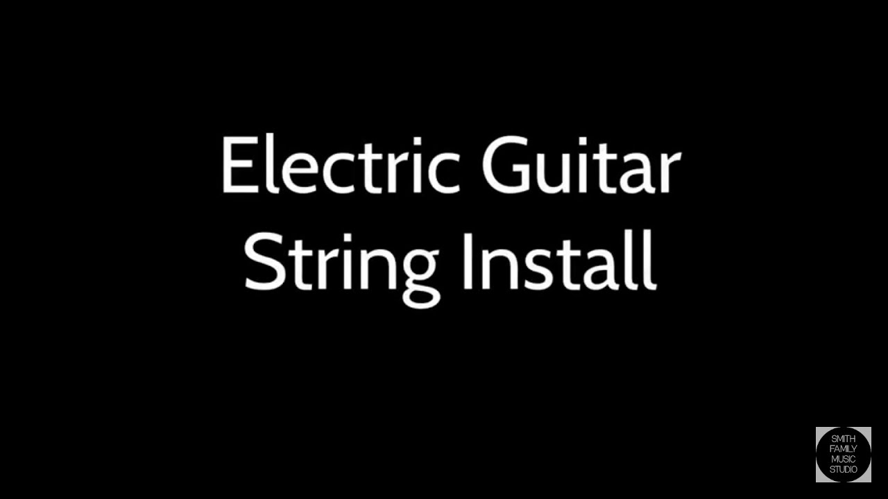 How to install strings on an electric guitar - Gibson Les Paul Junior