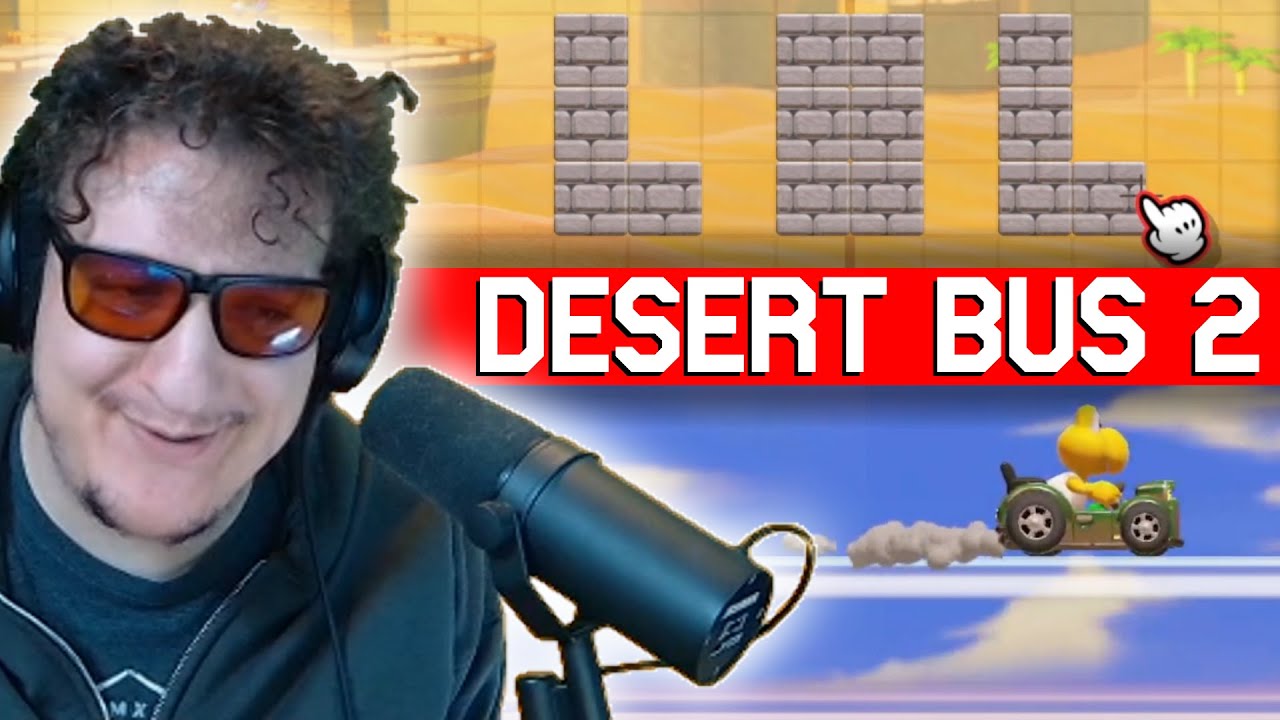 Extreme Desert Bus 2: Half a Bus