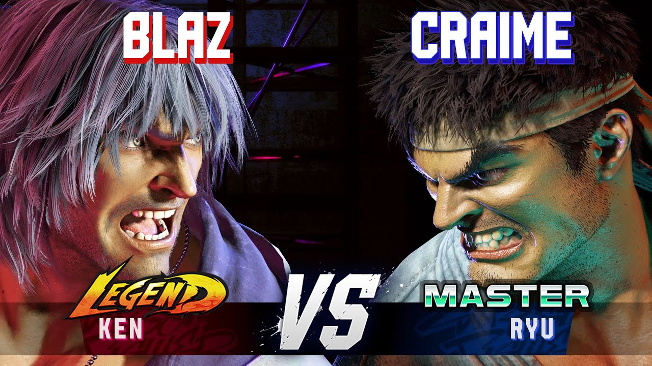 SF6 ▰ BLAZ (Ken) vs CRAIME (Ryu) ▰ High Level Gameplay