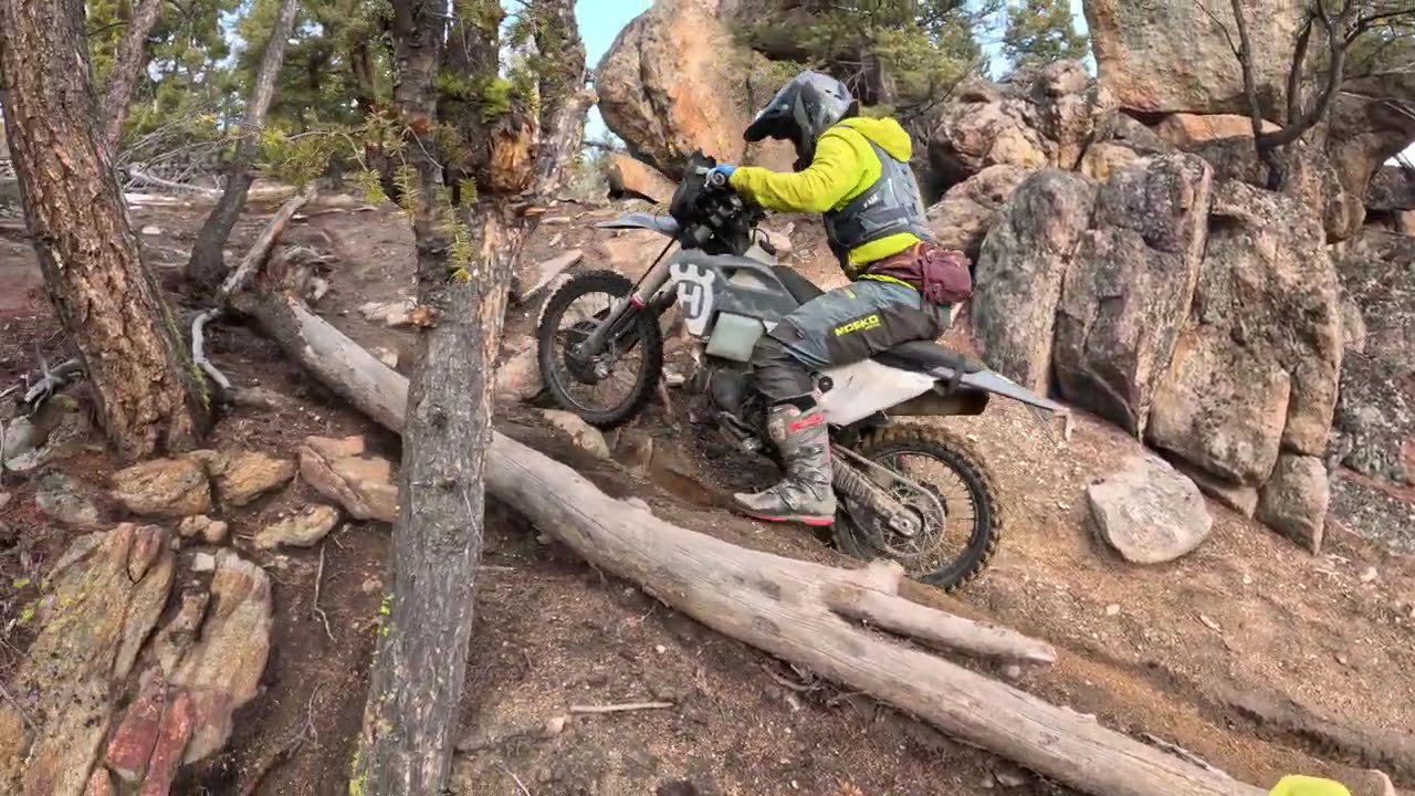 Single Track with a Touch of Snow