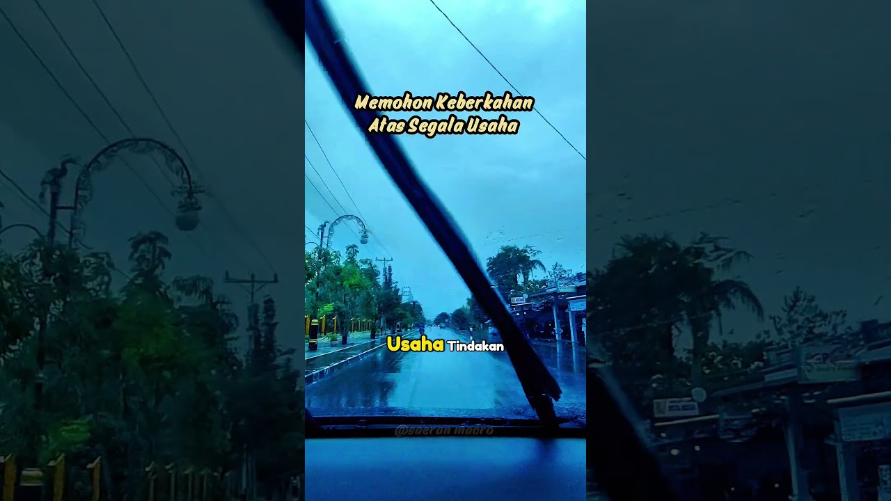 kami memohon Keberkahan atas segala usaha kami ya allah