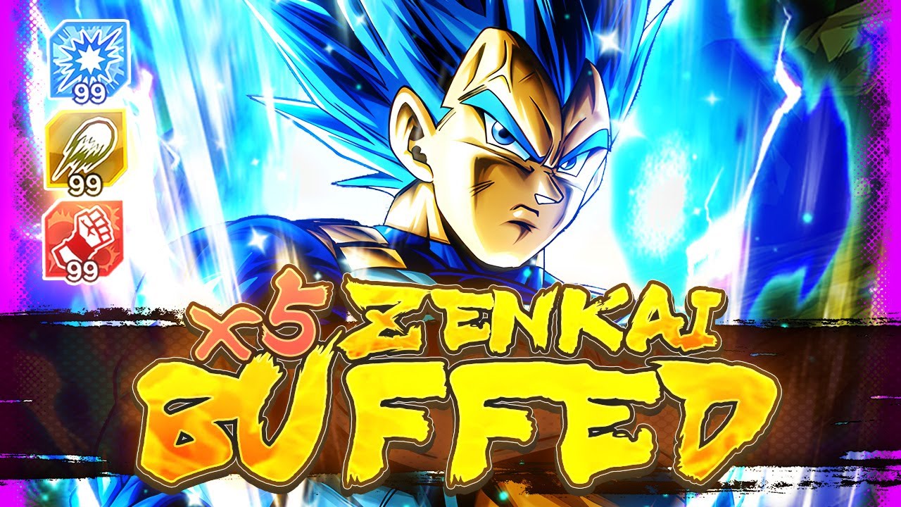 5x ZENKAI BUFFED SSBE VEGETA MELTS TEAMS AWAY! PURE COMBO FEROCITY! | Dragon Ball Legends