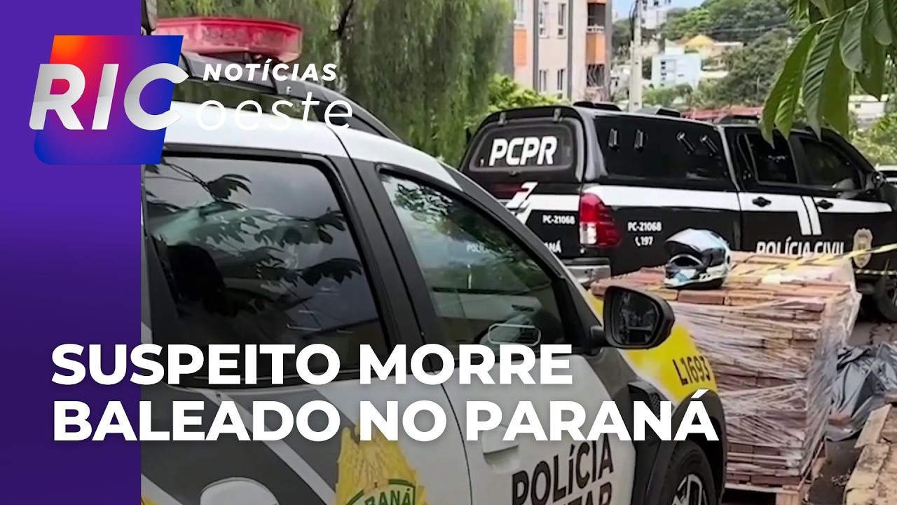 Suspeito de participar de tentativa de assalto morre baleado no Paraná
