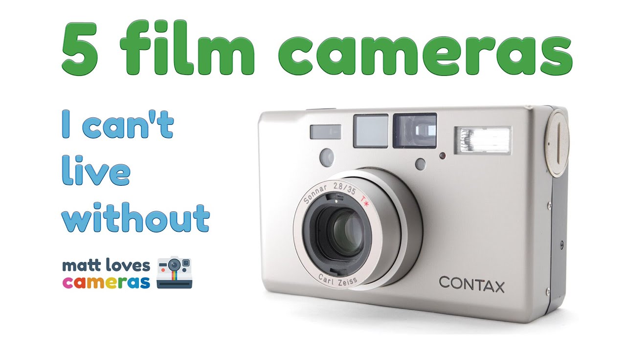 5 Film Cameras I Can't Live Without 😍 Featuring Olympus, Polaroid, Contax, and Minolta cameras!