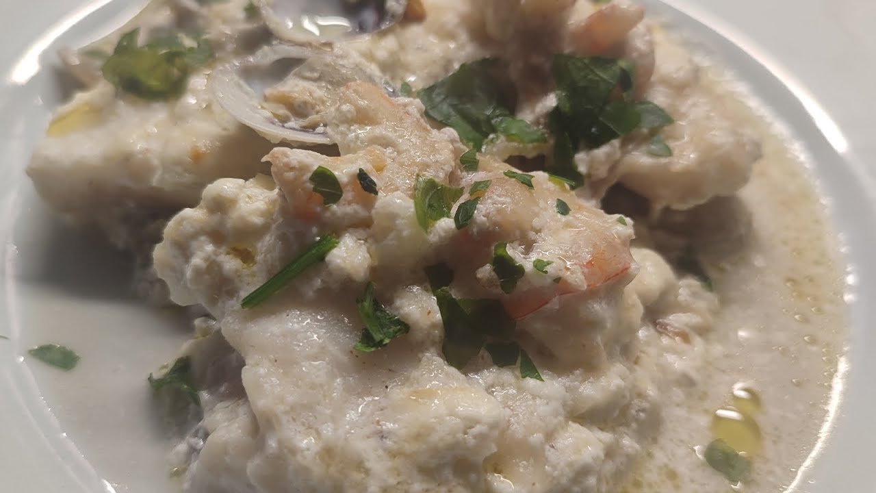 Merluza con nata al horno 