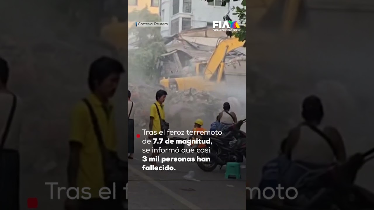 Casi 3 mil personas han perdido la vida en Myanmar y a&uacute;n hay cientos de desaparecidos