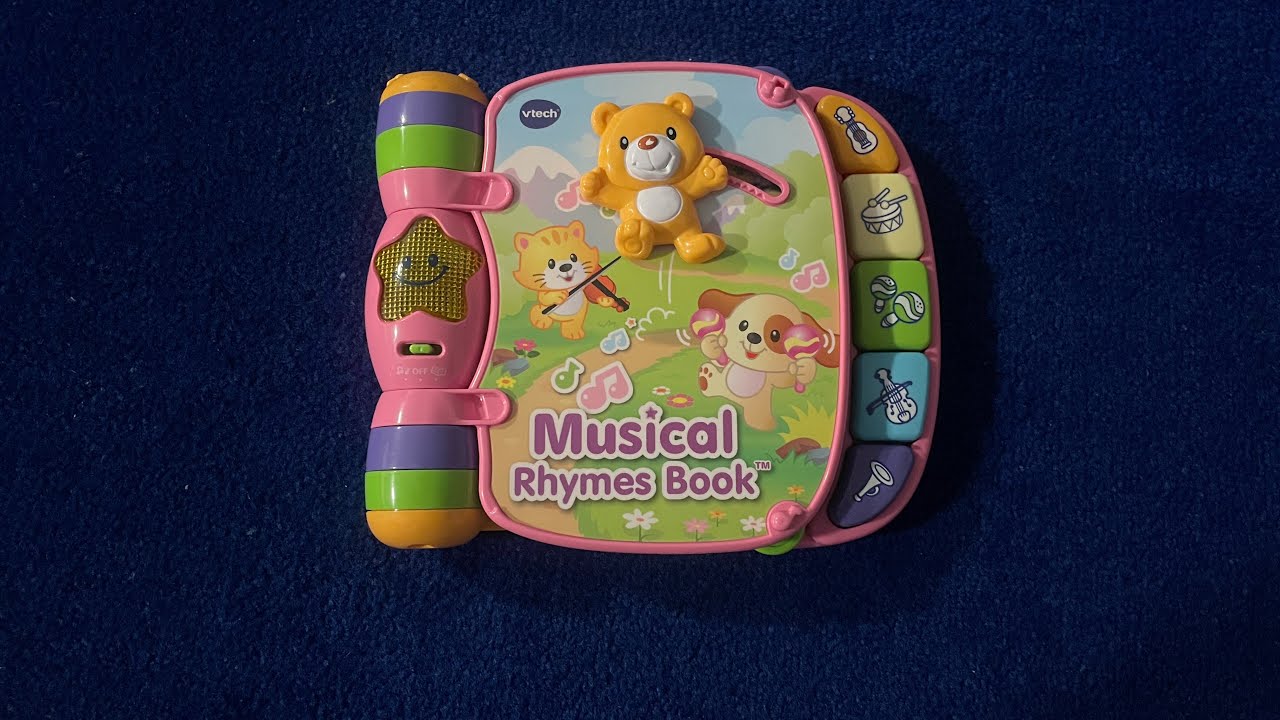 VTech Musical Rhymes Book (pink design)