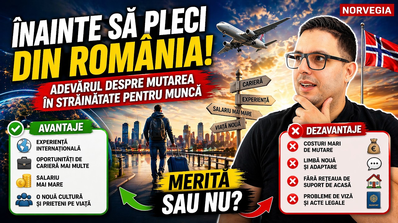 Merită să te muți &icirc;n străinătate pentru un loc de muncă?