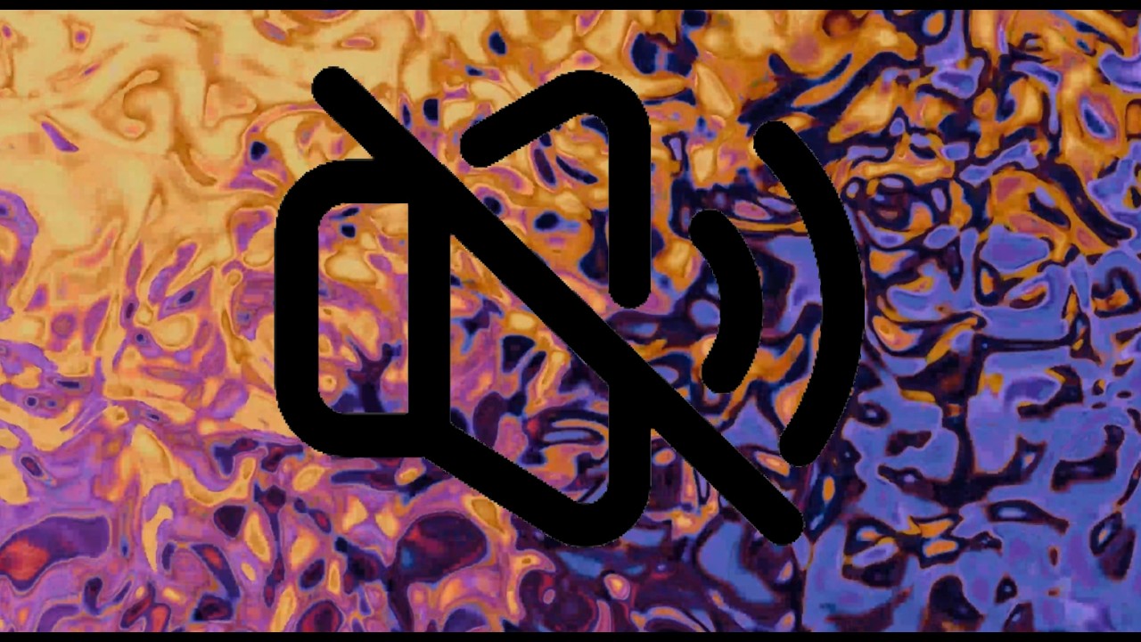12 Hours Abstract Liquid Screensaver • Gold & Purple Fluid Art (Silent / No Sound)