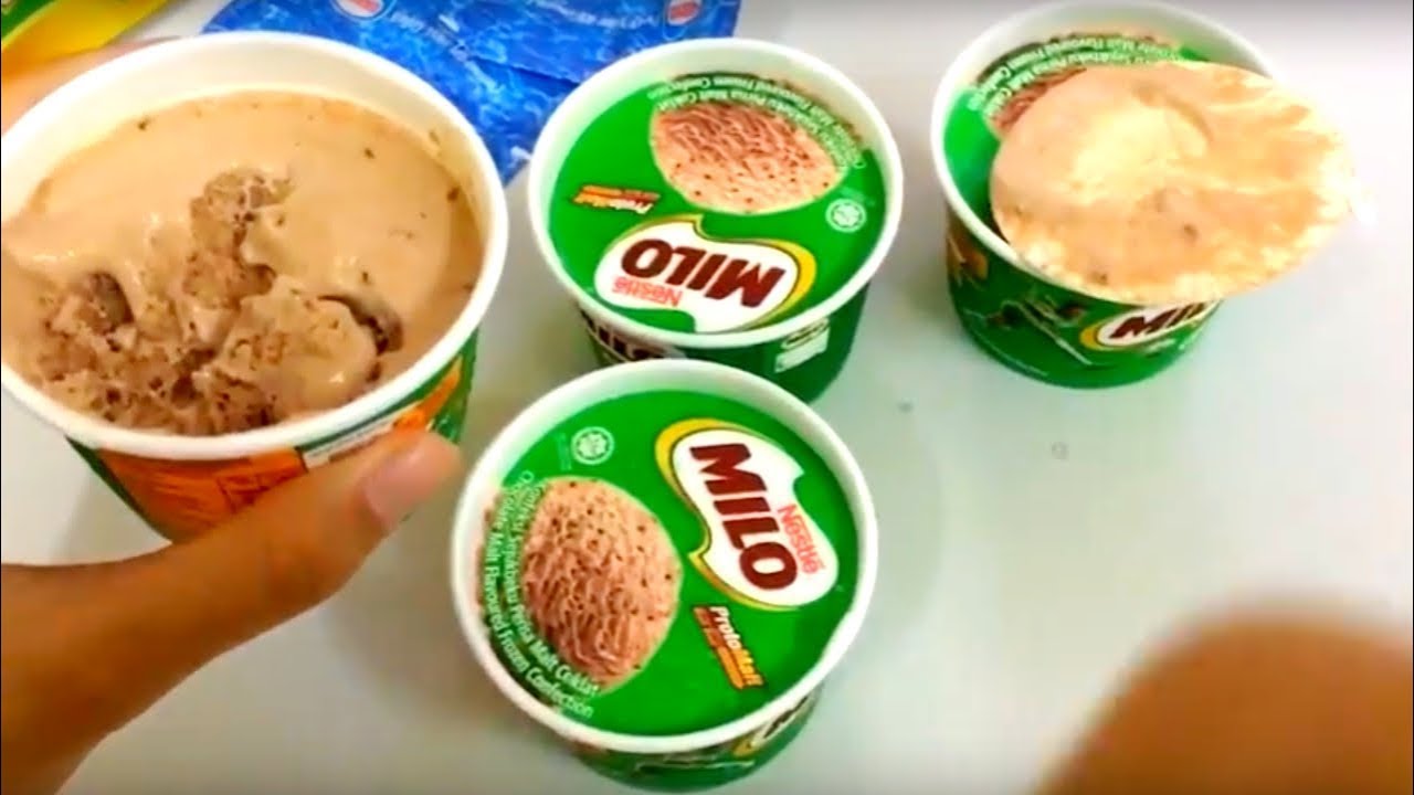 Icip-icip Es Krim Milo Cup Seger Banget Guys - Anak Lucu Beli Ice Cream Milo di Minimarket