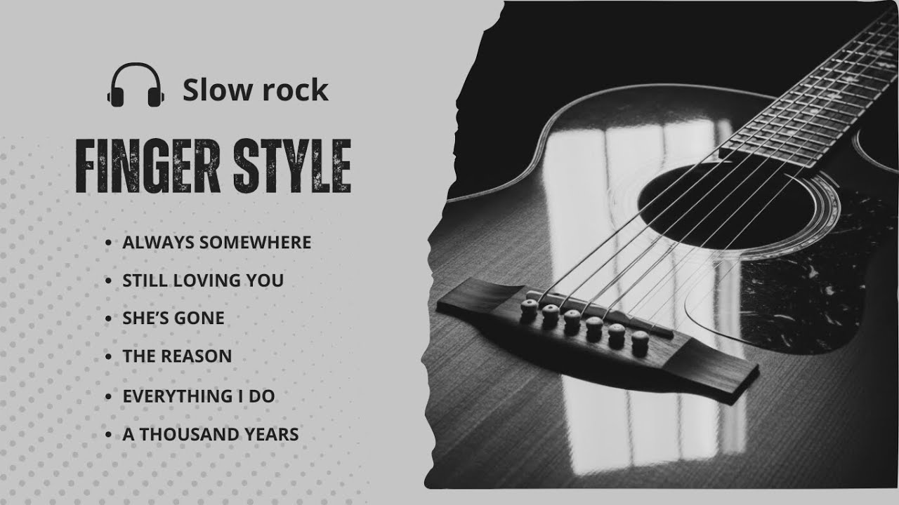 80s Slow Rock Legends in Fingerstyle | Emotional Acoustic Guitar That Hits the Heart