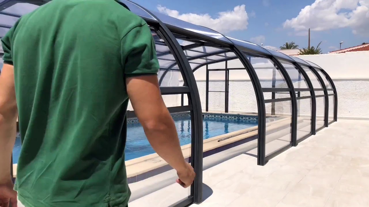 Cubiertas telescópicas para piscinas – Vega Line Deslizante
