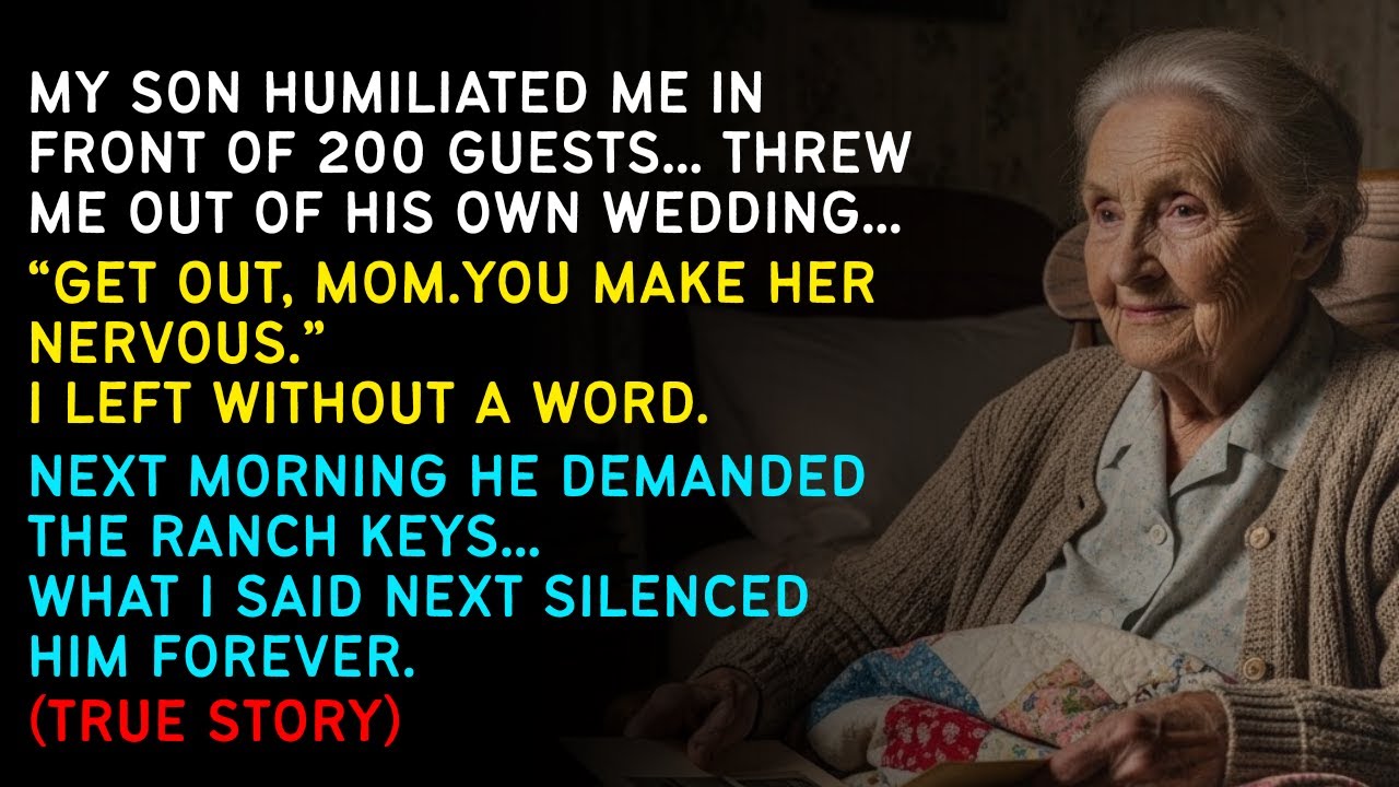 My Son Threw Me Out of His Wedding for His Bride — But What I Said Next Silenced Everyone