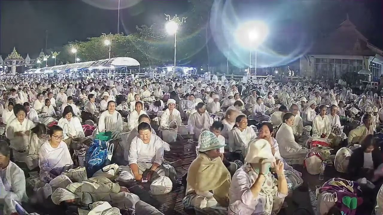 พระครูอินทสังวรญาณ(หลวงตาเชื้อ)วัดส้างพระอินทร์ อ.นาแกจ.นครพนม-งานปฏิบัติธรรมบูชาพระธาตุพนมประจำปี68