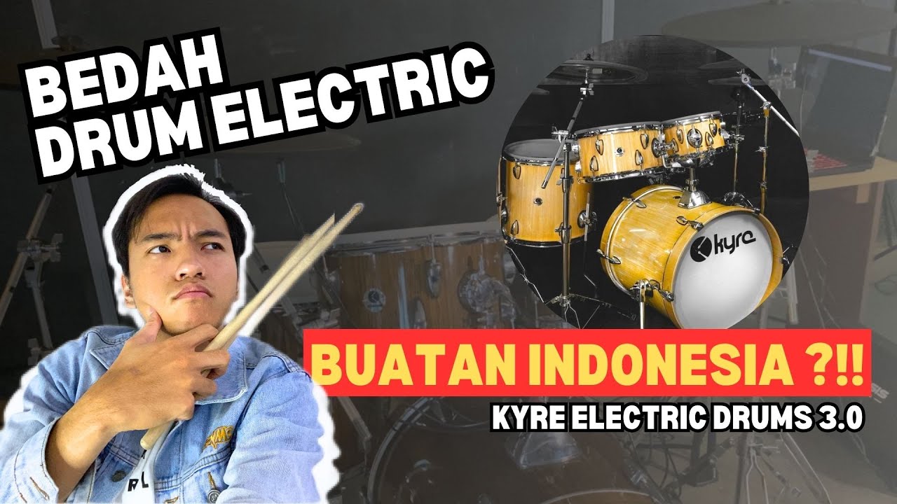 COBAIN KYRE DRUMS ELECTRIC 3.0 UDAH KAYAK DRUM ACOUSTIC BENERAN !!!