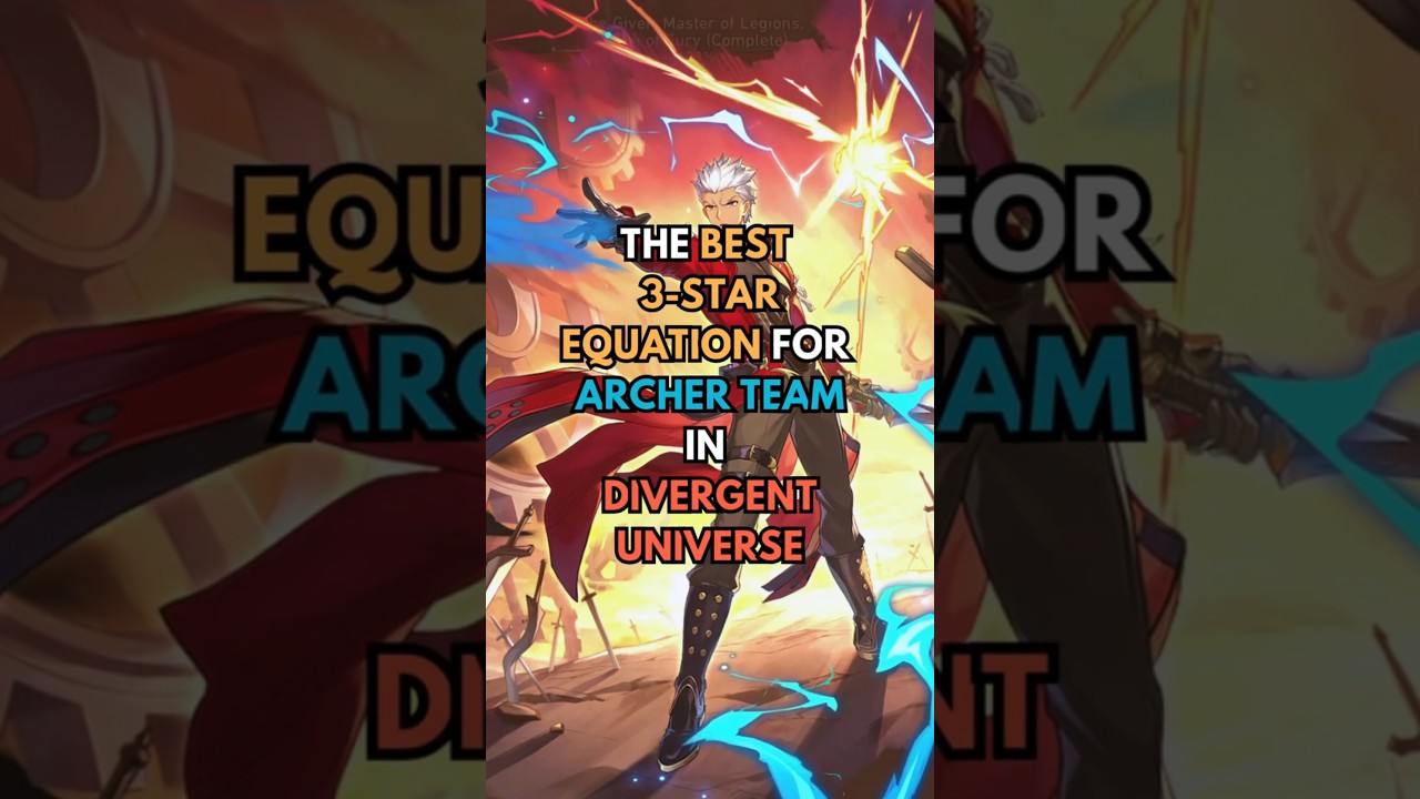 THE BEST 3-STAR EQUATION FOR ARCHER TEAM IN DIVERGENT UNIVERSE (Honkai Star Rail)