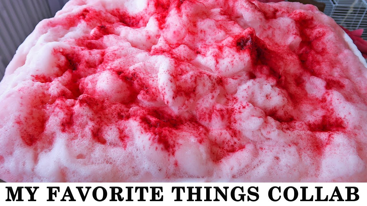 ASMR AMAZING SPONGE SQUEEZING ❤️ #MyFavoriteThingsCollab ✨ Satisfying ASMR