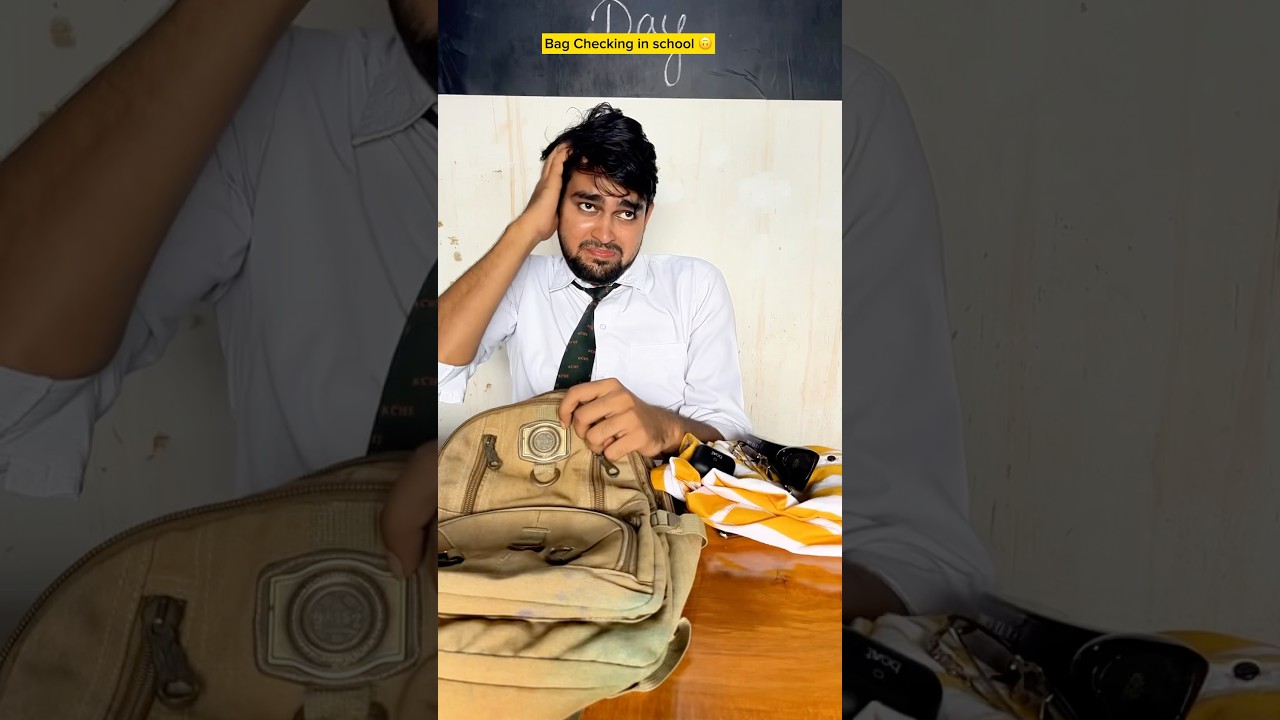 Backbencher Boys vs Girls Bag Checking 😂😍| #shorts