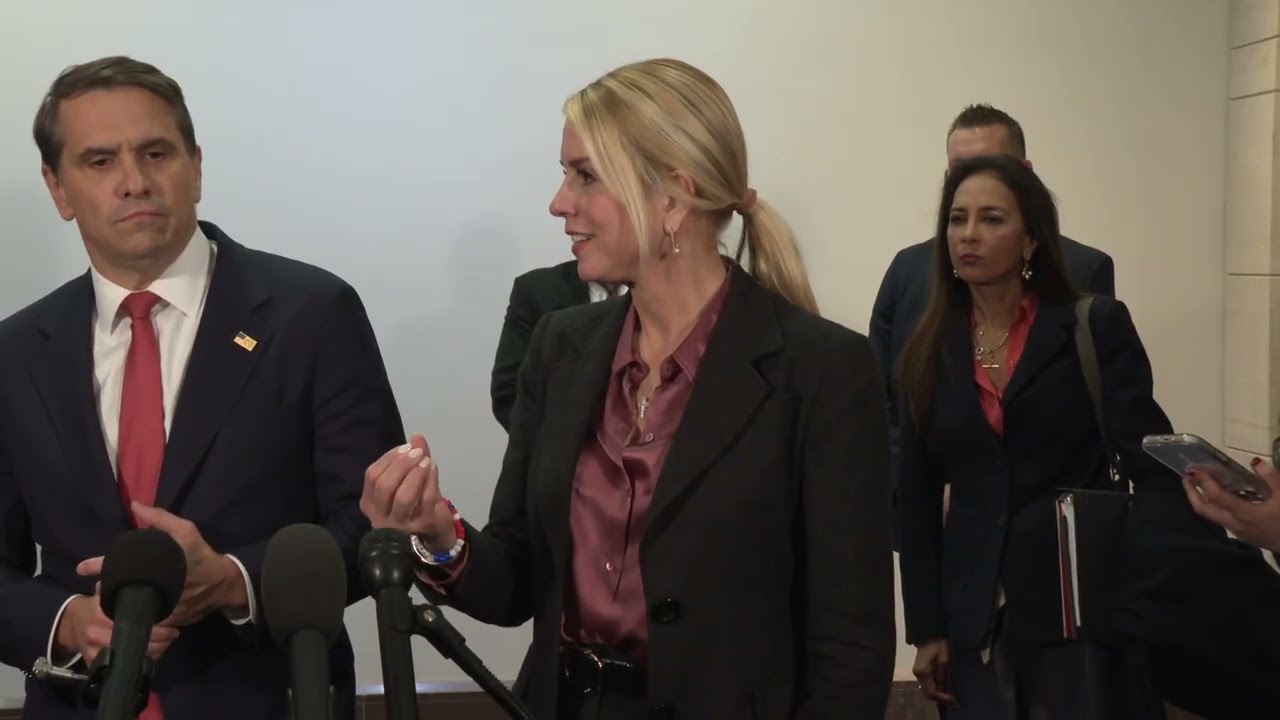 UNCUT: AG Pam Bondi speaks after new briefing on Jeffrey Epstein files