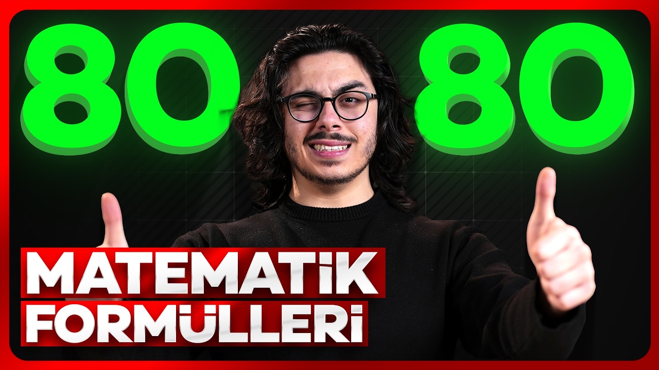 Tüm YKS Matematik Formüllerini Tekte Anlatma Challange